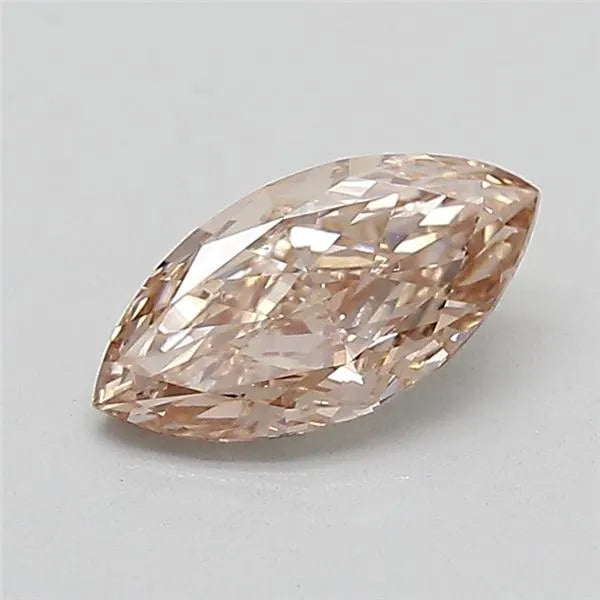 1.00ct Marquise Lab Grown Diamond (Colour Fancy Light Brown, Clarity VS2, IGI Certified)