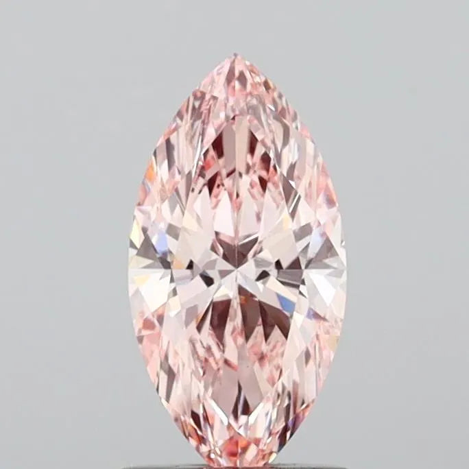 1.00ct Marquise Lab Grown Diamond (Colour Fancy Pink, Clarity VVS2, IGI Certified)
