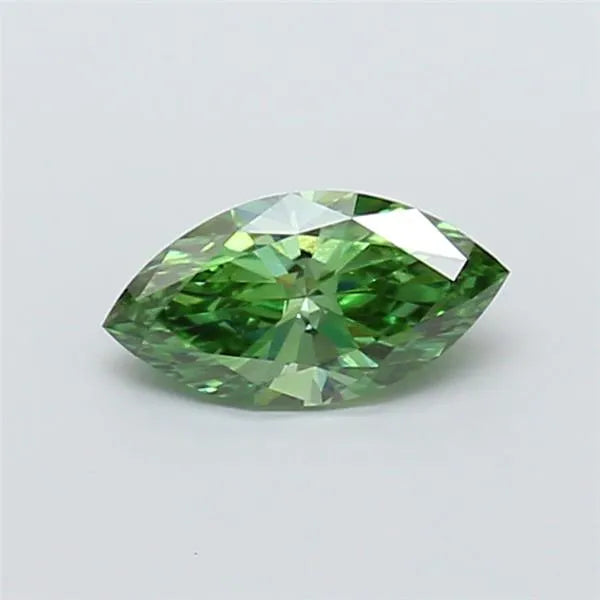 1.00ct Marquise Lab Grown Diamond (Colour Fancy Vivid Green, Clarity VVS2, IGI Certified)