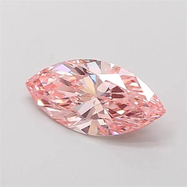 1.00ct Marquise Lab Grown Diamond (Colour Fancy Vivid Pink, Clarity VVS1, IGI Certified)
