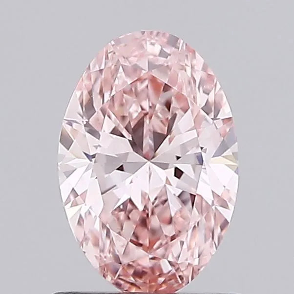 1.00ct Oval Lab Grown Diamond (Colour Fancy Intense Pink, Clarity VS1, IGI Certified)