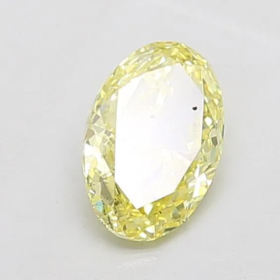1.00ct Oval Lab Grown Diamond (Colour Fancy Intense Yellow, Clarity VS2, Uncertified)