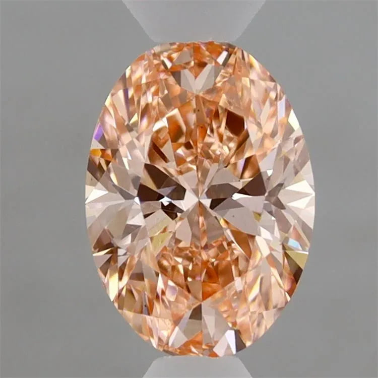 1.00ct Oval Lab Grown Diamond (Colour Fancy Vivid Pink, Clarity VS1, IGI Certified)