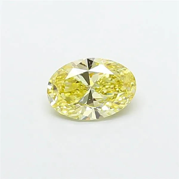 1.00ct Oval Lab Grown Diamond (Colour Fancy Yellow, Clarity SI1, IGI Certified)
