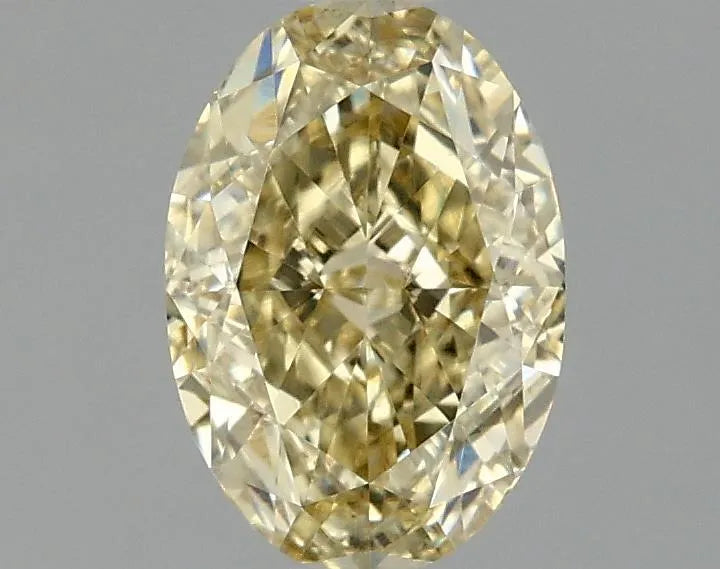 1.00ct Oval Lab Grown Diamond (Colour Fancy Yellow, Clarity VVS1, IGI Certified)