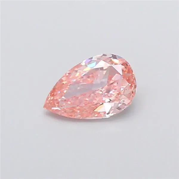 1.00ct Pear Lab Grown Diamond (Colour Fancy Intense Pink, Clarity VS2, IGI Certified)