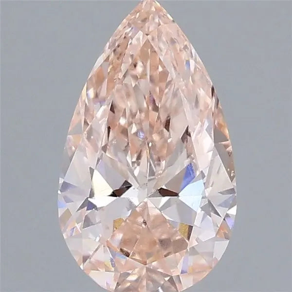 1.00ct Pear Lab Grown Diamond (Colour Fancy Intense Pink, Clarity VS2, IGI Certified)