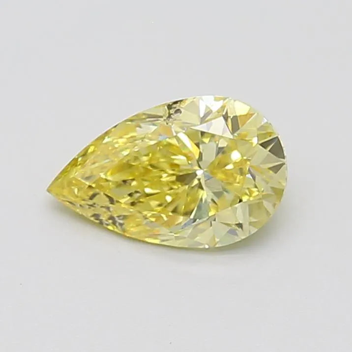 1.00ct Pear Lab Grown Diamond (Colour Fancy Intense Yellow, Clarity SI2, IGI Certified)