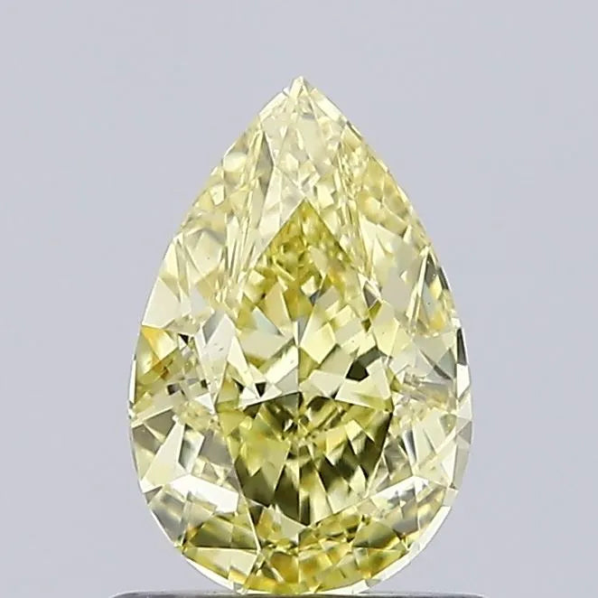 1.00ct Pear Lab Grown Diamond (Colour Fancy Intense Yellow, Clarity VS1, IGI Certified)