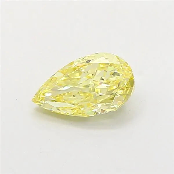 1.00ct Pear Lab Grown Diamond (Colour Fancy Yellow, Clarity SI1, IGI Certified)