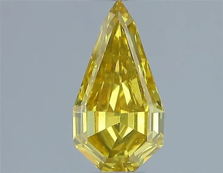 1.00ct Pear Natural Diamond (Colour Fancy Deep Yellow, Clarity SI2, GIA Certified)