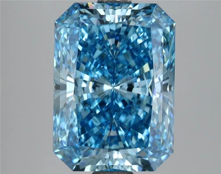 1.00ct Radiant Lab Grown Diamond (Colour Fancy Vivid Blue, Clarity VS1, IGI Certified)