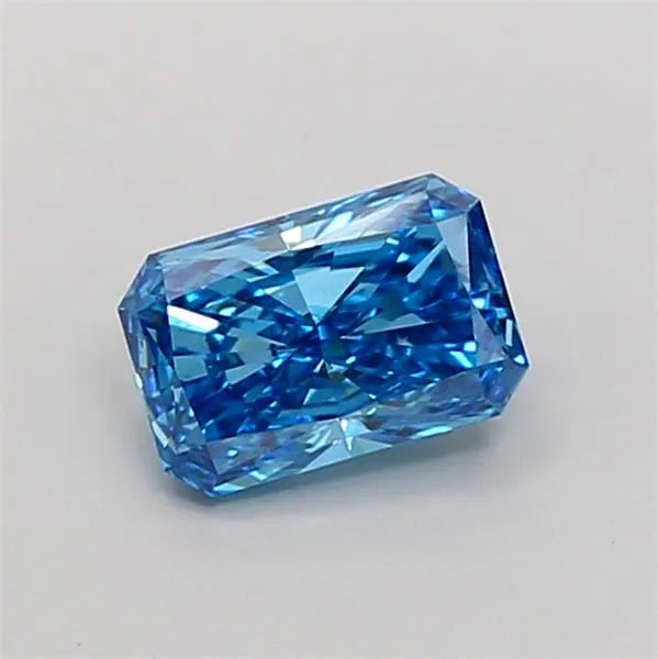 1.00ct Radiant Lab Grown Diamond (Colour Fancy Vivid Blue, Clarity VS2, IGI Certified)