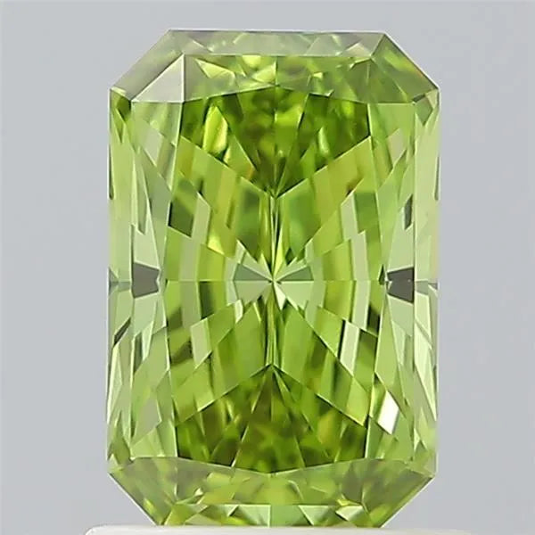 1.00ct Radiant Lab Grown Diamond (Colour Fancy Vivid Green, Clarity VS1, Uncertified)