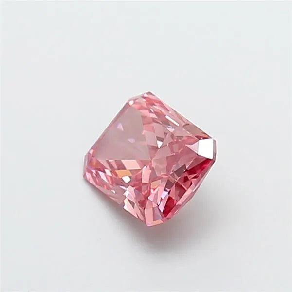 1.00ct Radiant Lab Grown Diamond (Colour Fancy Vivid Pink, Clarity VVS2, IGI Certified)