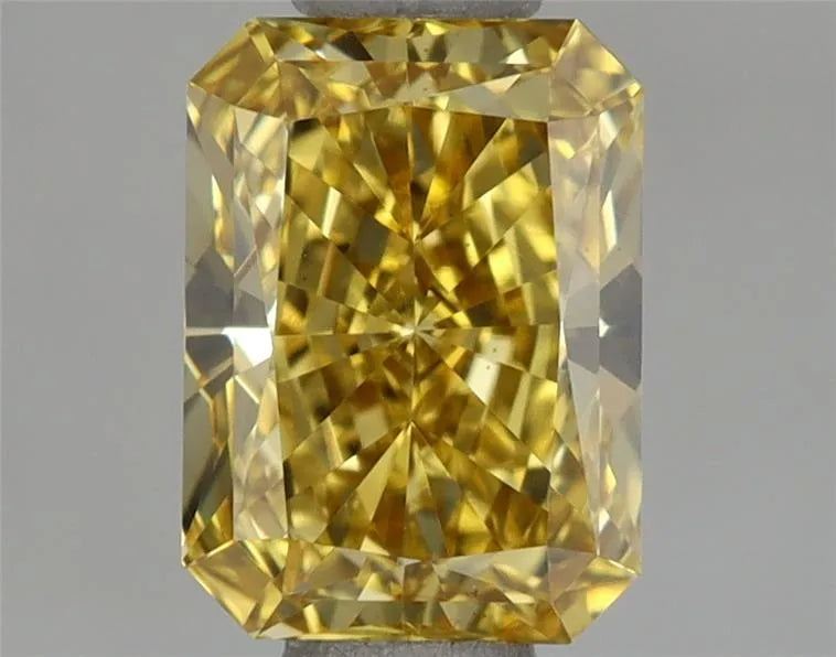 1.00ct Radiant Lab Grown Diamond (Colour Fancy Vivid Yellow, Clarity VS1, Cut EX, Uncertified)