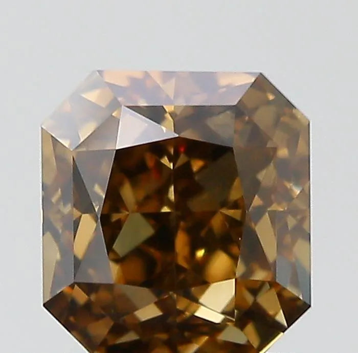 1.00ct Radiant Natural Diamond (Colour Fancy Dark Yellowish Brown, Clarity VVS2, GIA Certified)
