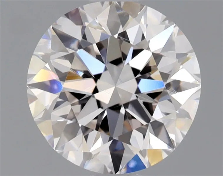 1.00ct Round Natural Diamond (Colour Faint Pinkish Brown, Clarity VS2, Cut EX, GIA Certified)