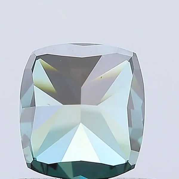 1.01ct Cushion modified Lab Grown Diamond (Colour Fancy Deep Green, Clarity VS1, IGI Certified)