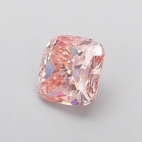 1.01ct Cushion modified Lab Grown Diamond (Colour Fancy Intense Pink, Clarity VS2, IGI Certified)