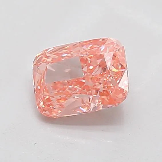 1.01ct Cushion modified Lab Grown Diamond (Colour Fancy Vivid Pink, Clarity VS2, IGI Certified)