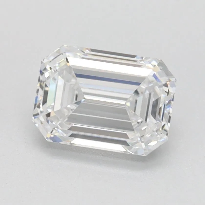 1.01ct Emerald Lab Grown Diamond (Colour D, Clarity IF, IGI Certified)