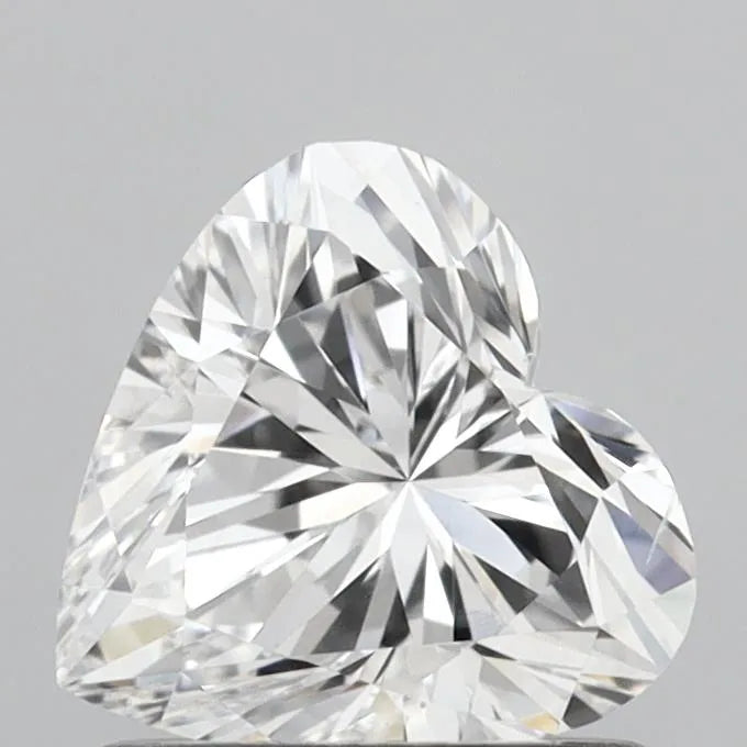 1.01ct Heart Lab Grown Diamond (Colour D, Clarity VS2, IGI Certified)