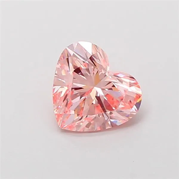 1.01ct Heart Lab Grown Diamond (Colour Fancy Vivid Pink, Clarity VVS2, IGI Certified)