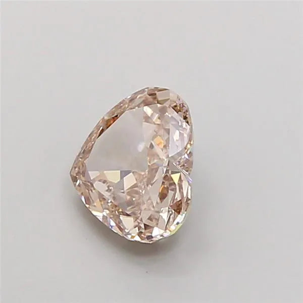 1.01ct Heart Lab Grown Diamond (Colour Very Light Brown, Clarity VS2, IGI Certified)