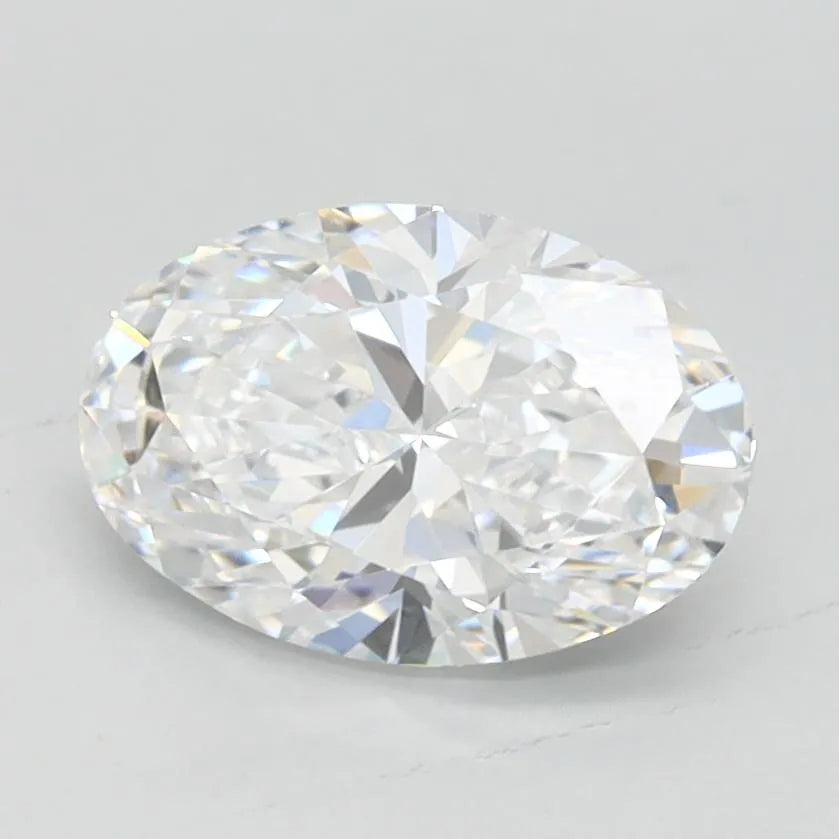 1.01ct Oval Lab Grown Diamond (Colour D, Clarity FL, IGI Certified)