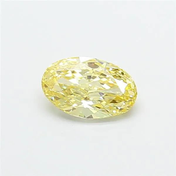 1.01ct Oval Lab Grown Diamond (Colour Fancy Light Yellow, Clarity VS2, IGI Certified)