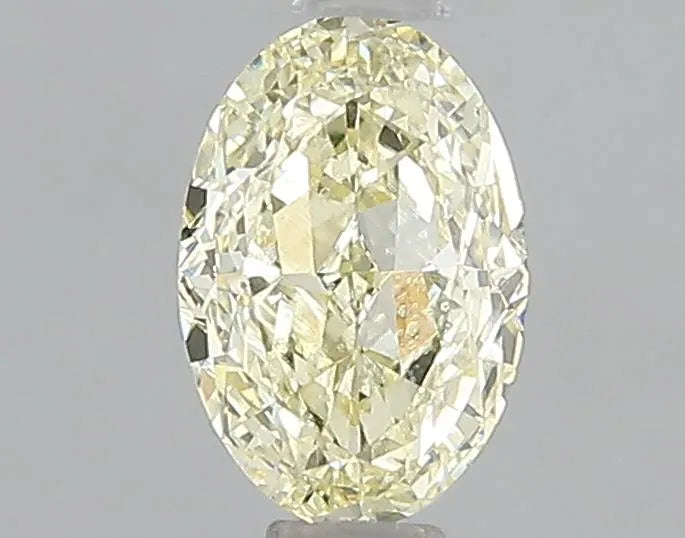 1.01ct Oval Lab Grown Diamond (Colour Fancy Light Yellow, Clarity VVS2, IGI Certified)