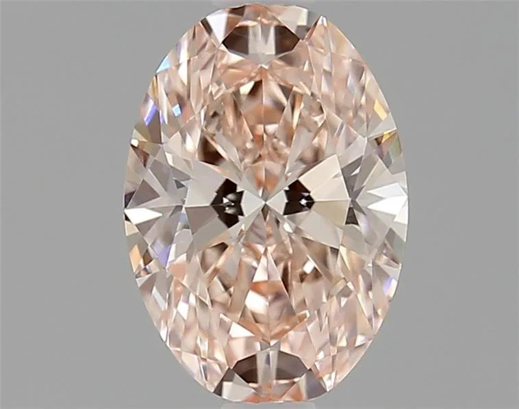 1.01ct Oval Lab Grown Diamond (Colour Fancy Vivid Pink, Clarity VS1, IGI Certified)