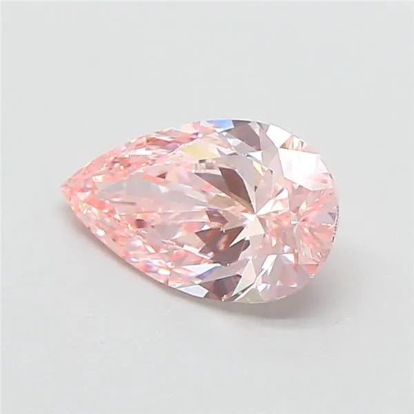 1.01ct Pear Lab Grown Diamond (Colour Fancy Intense Pink, Clarity VS1, IGI Certified)