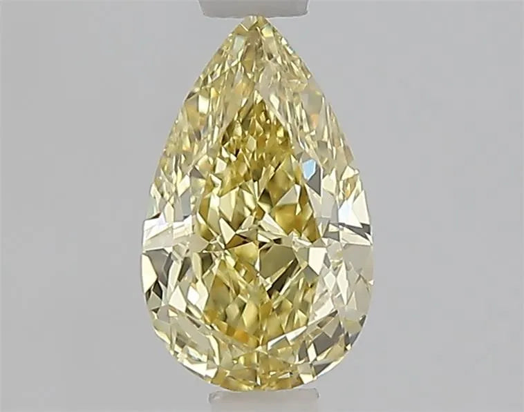 1.01ct Pear Lab Grown Diamond (Colour Fancy Yellow, Clarity VVS2, IGI Certified)