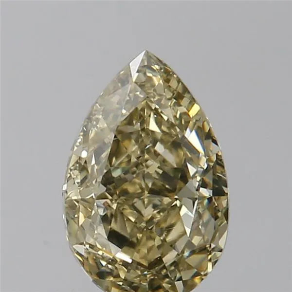 1.01ct Pear Natural Diamond (Colour Fancy Light Green, Clarity VS1, GIA Certified)