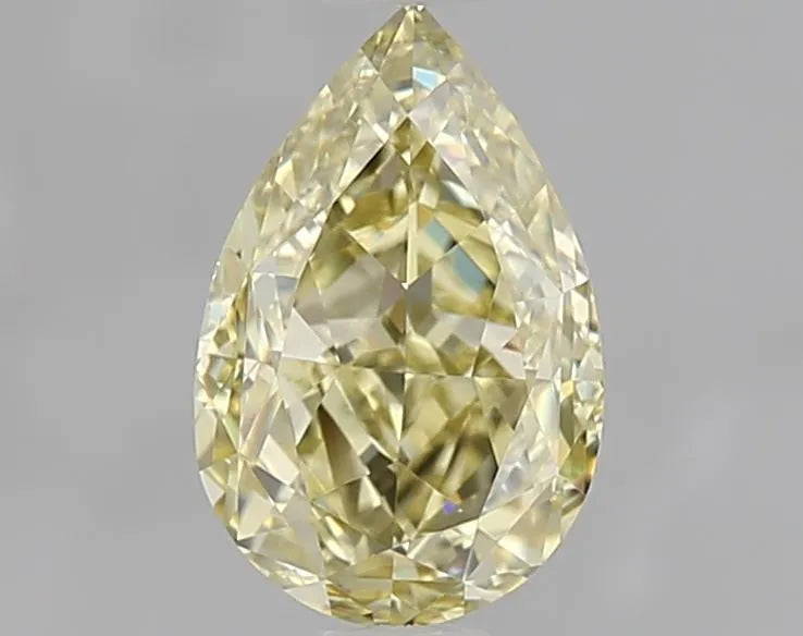 1.01ct Pear Natural Diamond (Colour Fancy Yellow, Clarity SI1, GIA Certified)