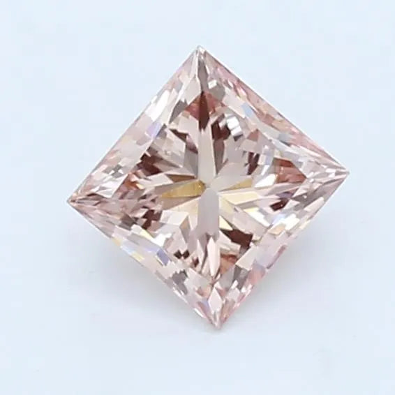 1.01ct Princess Lab Grown Diamond (Colour Fancy Pink, Clarity VS1, Uncertified)