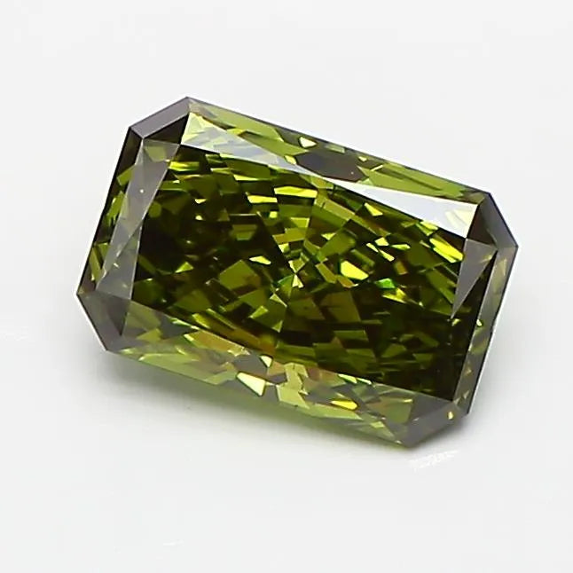1.01ct Radiant Lab Grown Diamond (Colour Fancy Vivid Green, Clarity VS1, IGI Certified)