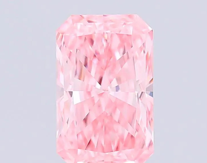 1.01ct Radiant Lab Grown Diamond (Colour Fancy Vivid Pink, Clarity VVS2, IGI Certified)