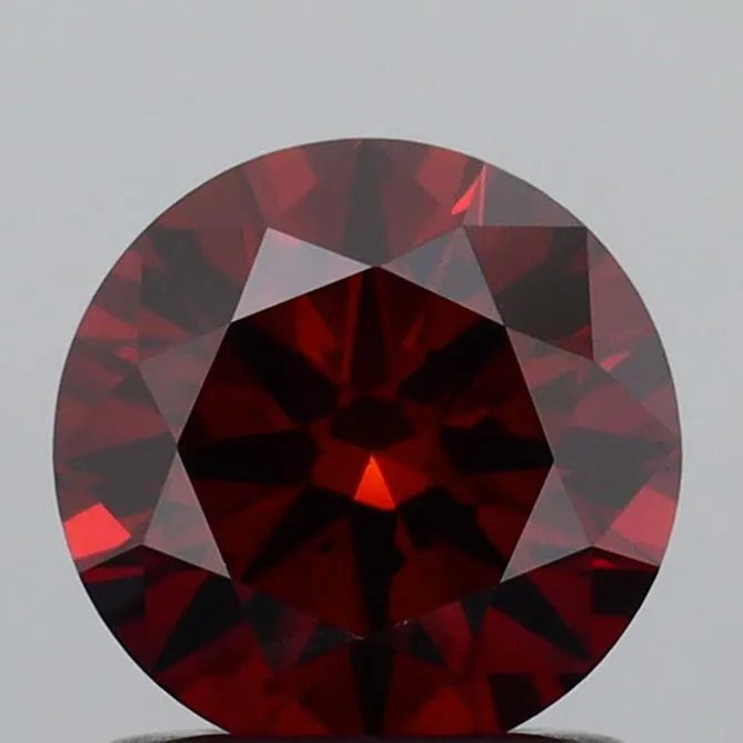1.01ct Round Lab Grown Diamond (Colour Fancy Deep Orangey Brown, Clarity VVS2, Cut ID, IGI Certified)