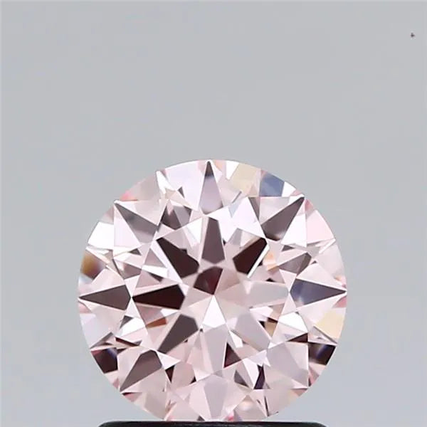 1.01ct Round Lab Grown Diamond (Colour Fancy Pink, Clarity VVS2, Cut ID, IGI Certified)