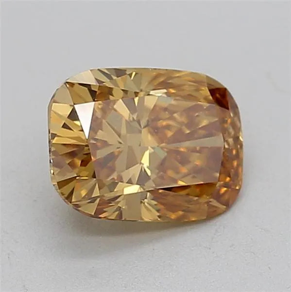 1.02ct Cushion brilliant Lab Grown Diamond (Colour Fancy Brown, Clarity VS1, IGI Certified)