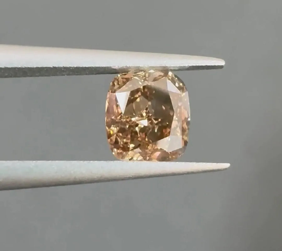 1.02ct Cushion brilliant Natural Diamond (Colour Fancy, Clarity IF, GIA Certified)
