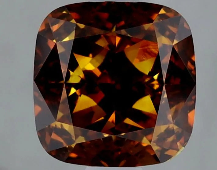 1.02ct Cushion brilliant Natural Diamond (Colour Fancy Deep, Clarity VVS2, GIA Certified)