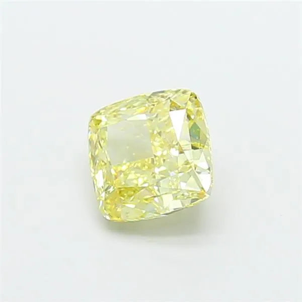 1.02ct Cushion modified Lab Grown Diamond (Colour Fancy Intense Yellow, Clarity VVS2, IGI Certified)