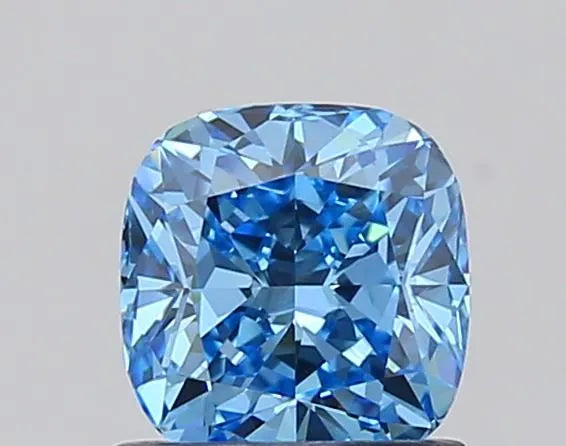 1.02ct Cushion modified Lab Grown Diamond (Colour Fancy Vivid Blue, Clarity VS1, IGI Certified)