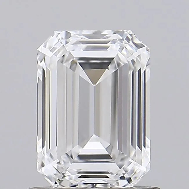 1.02ct Emerald Lab Grown Diamond (Colour D, Clarity IF, IGI Certified)