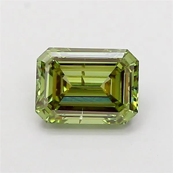 1.02ct Emerald Lab Grown Diamond (Colour Fancy Vivid Green, Clarity SI2, IGI Certified)