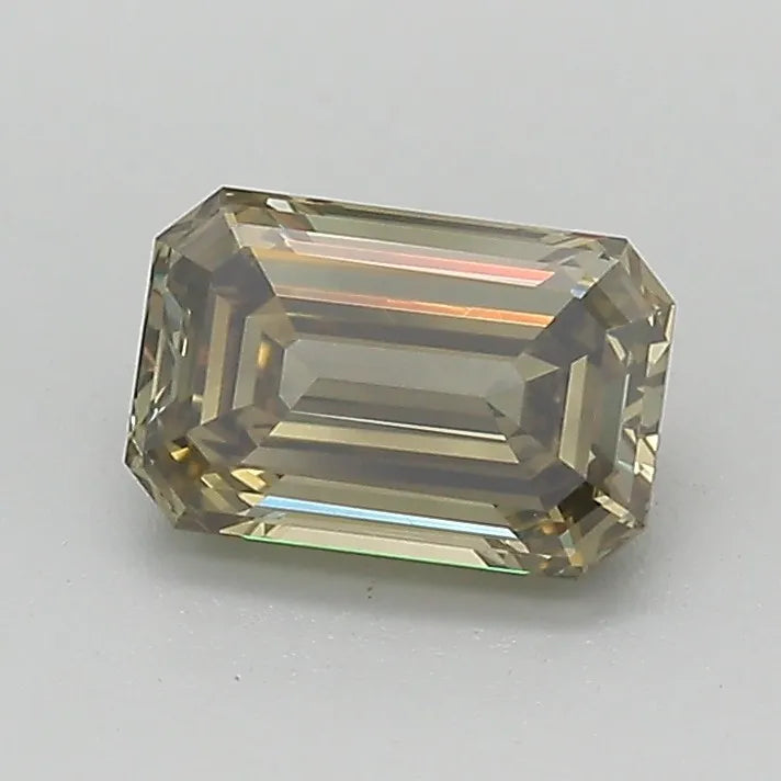 1.02ct Emerald Natural Diamond (Colour Fancy Dark Greenish, Clarity VS2, Cut EX, GIA Certified)